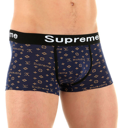 Мужские трусы хипсы синие Supreme LV