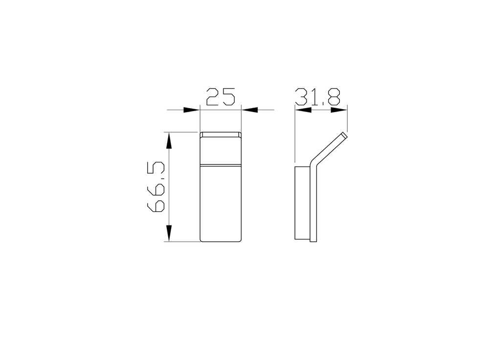 Крючок для ванной WONZON & WOGHAND LOTTE, Брашированное золото (WW-8315A-BG)