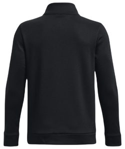 Кофта для мальчика теннисная Under Armour Boys' Armour Fleece 1/4 Zip - черный