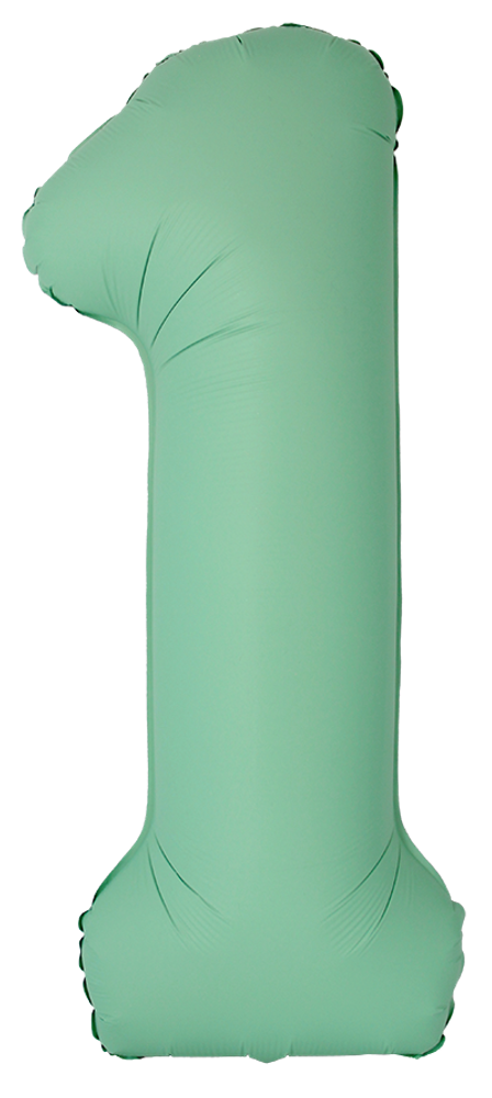 FM (40&#39;&#39;/102 см) Цифра, 1 Slim, Мятный, Матовый, 1 шт. в уп.