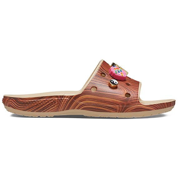 Crocs Classic Slide 'Woodgrain'