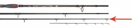 Секция 2 к удилищу фидер Волжанка Титан 3.6м тест до130 гр
