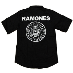 Рубашка Ramones лого+длин.молния