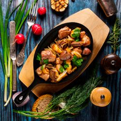 Чугунная сковорода Gipfel Diletto 2236 23x17,5 см