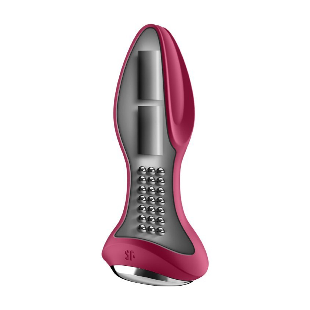 Анальная пробка с вибрацией и ротацией Satisfyer Rotator Plug 2+ фуксия