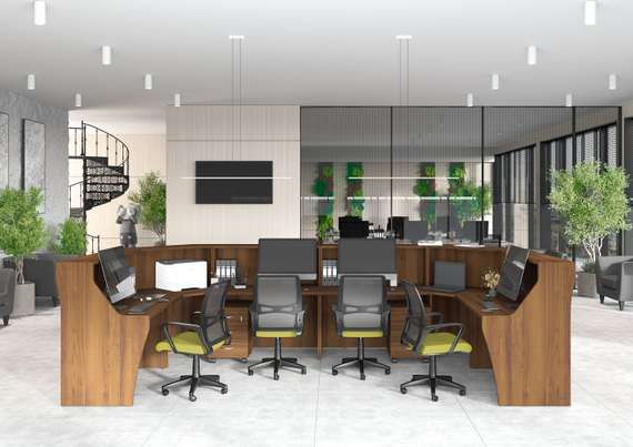 Офисная стойка ресепшн Комфорт