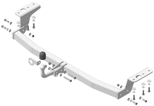 Фаркоп ZincaR ОЦИНКОВАННЫЙ Kia Carnival 2021-н.в (оцинк. Шар) арт.ZK102A