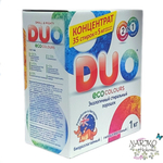 Концентрированный стиральный порошок NEON DUO Eco Colors гипоаллергенный  1 кг на 50 стирок.