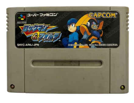 Картридж Rockman & Forte / Mega Man & Bass (Super Famicom)