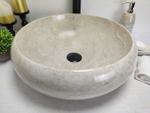 Раковина из мрамора Donut Cream Medium DM-70237 45*45*15