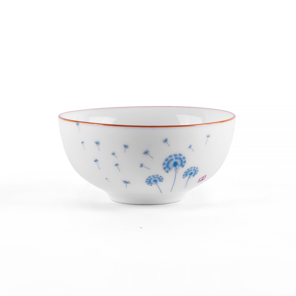 268131.2 Пиала ГОРНЫЙ САД "Улетай" h=3см, d=6,5м, 50мл, фарфор белый