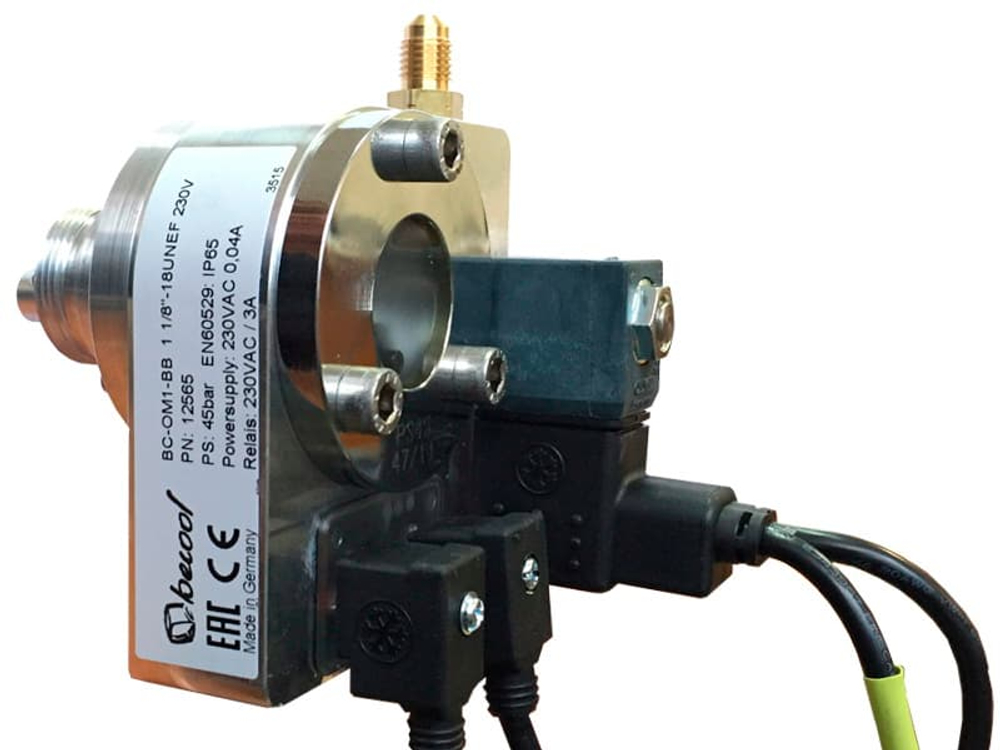 Электронный регулятор уровня масла BC-OM1-BB* 1 1/8" UNEF 220V с кабелями