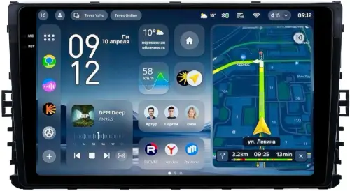 Магнитола для VW Jetta 7, Teramont, Taos, Multivan/Caravelle 2020+, Tiguan 2, Passat B8 - Teyes CC4-PRO монитор 9.5" 2K QLED на Android 13, Быстрейшая, Snapdragon 778G, ИИ, CarPlay, DSP, 4G SIM-слот