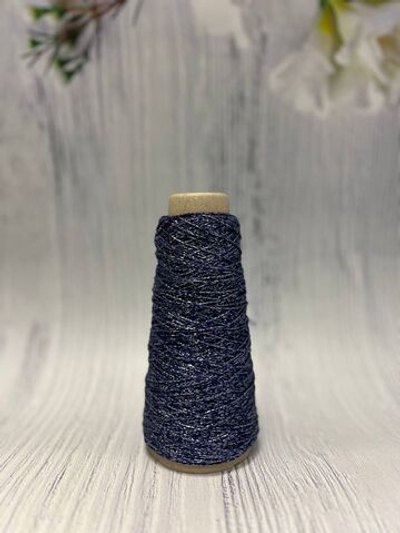 Пряжа хлопковая с люрексом