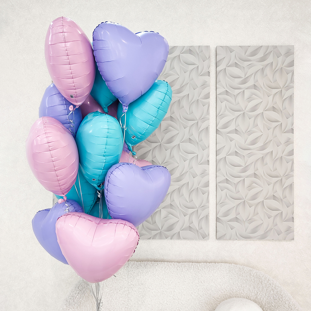 Сердце 19" Лаванда Agura