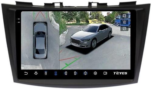 Магнитола для Suzuki Swift 4 2010-2015 - Teyes CC3-2K-360 на Android 10, Быстрая, 2K QLED, CarPlay, 4G SIM-слот, 4 камеры в комплекте
