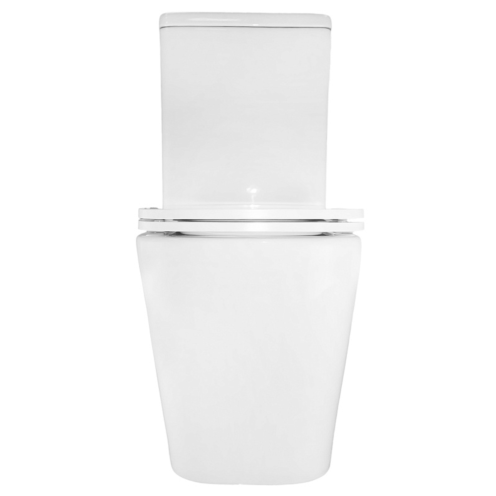 Унитаз-компакт Azario SAVIA 370х640х810 напольный, безободковый, система смыва Rimless, с быстросъемным сиденьем "Микролифт" (AZ-8303D-s)