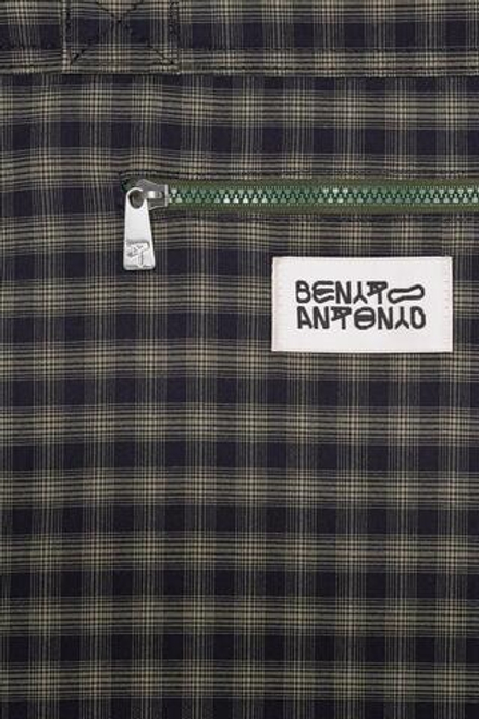 ZARA X BENITO ANTONIO ТКАНЕВАЯ СУМКА-ТОУТ, ЗЕЛЕНЫЙ