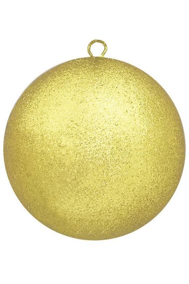 Шар из пенополистирола с блестками Искристый 20 см., золото, ПромЕлка (SHI-200GOLD)