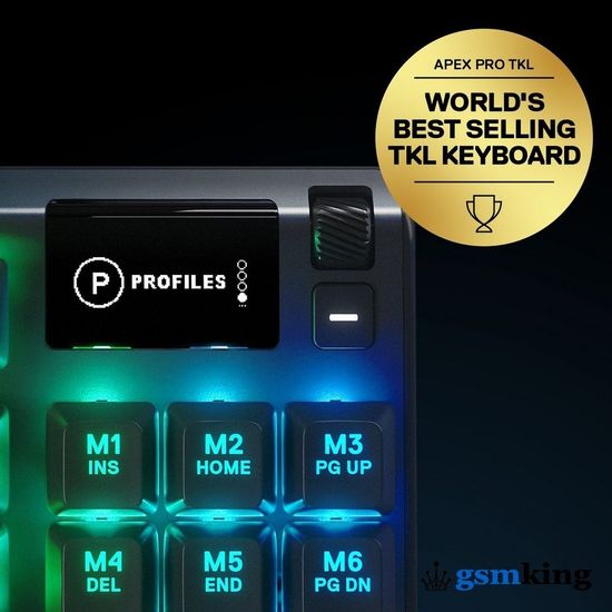 SteelSeries Apex Pro TKL USB Gaming Keyboard Black (Чёрный)