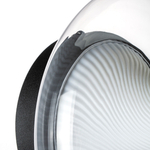 612017 Люстра PALERMO 8W LED 350LM G ЧЕРНЫЙ/ПРОЗРАЧНЫЙ 3000K