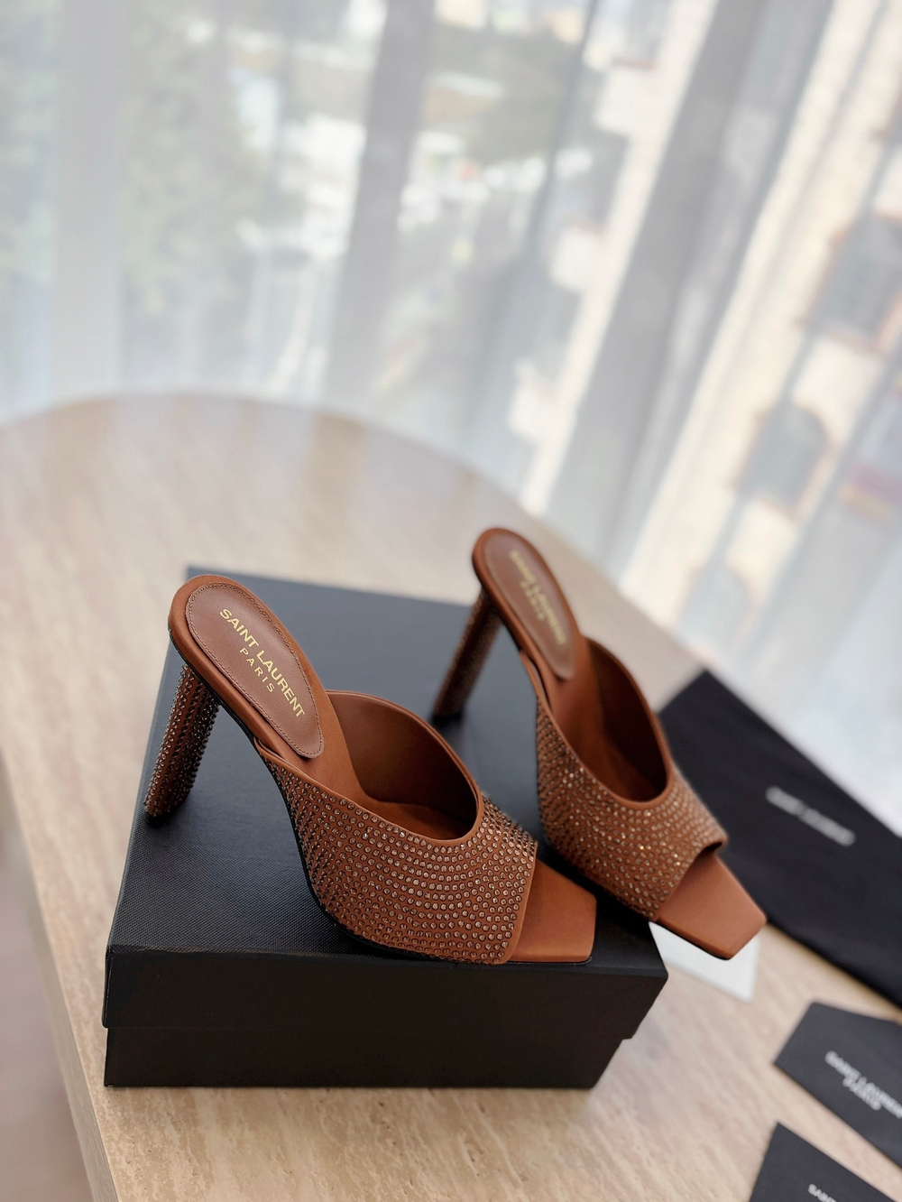 Saint Laurent Mules