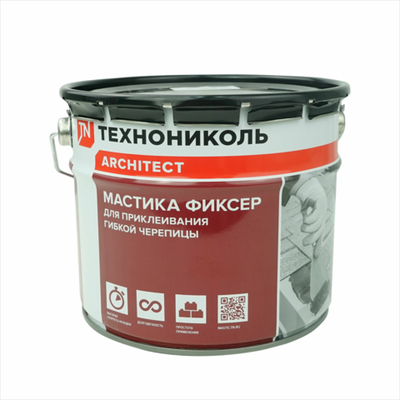 Мастика для гибкой черепицы  гидроизоляционная Фиксер № 23 -3,6кг Технониколь