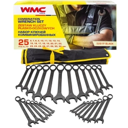Набор ключей комбинированных 25пр. WMC TOOLS WMC-5261P Black