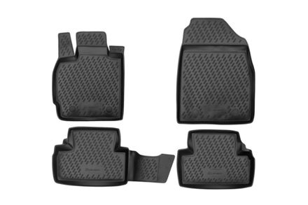 Коврики в салон подходит для MAZDA CX-7 (Рестайлинг), 2009-2012, 4 шт., кросс. (полиуретан)