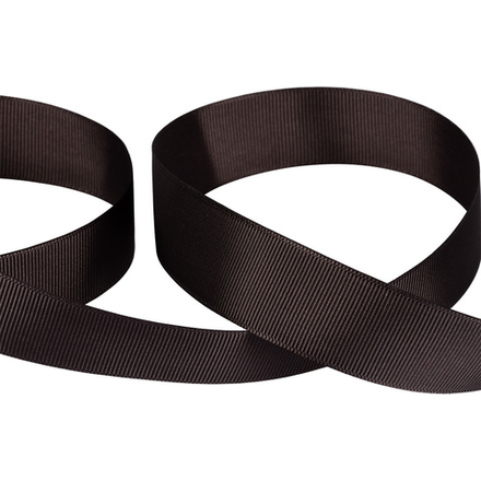 Тесьма репсовая , 25 мм, цв.122 т.серый