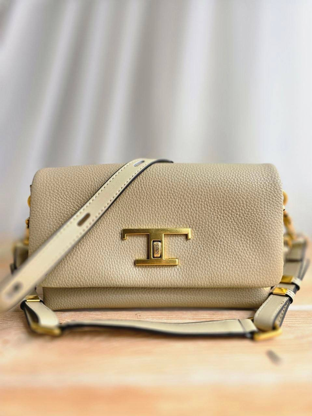 Сумка Tods бежевая