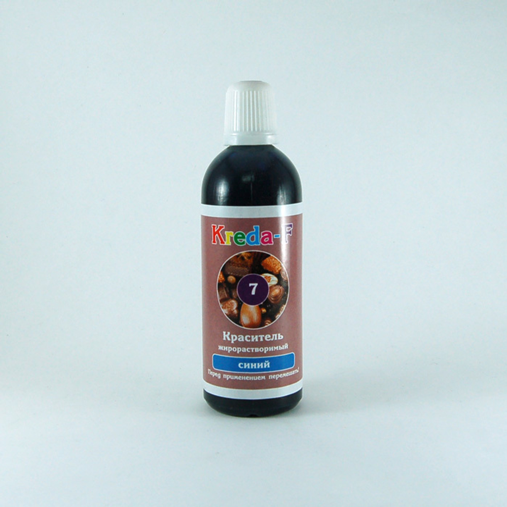 Краситель  гелевый жирорастворимый Синий 10 г Kreda-Bio