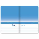 Тетради 40 л. в клетку обложка SoftTouch, НАБОР 3 шт., бежевая бумага 70 г/м2, сшивка, А5 (147х210 мм), JOY, BRAUBERG, 403791