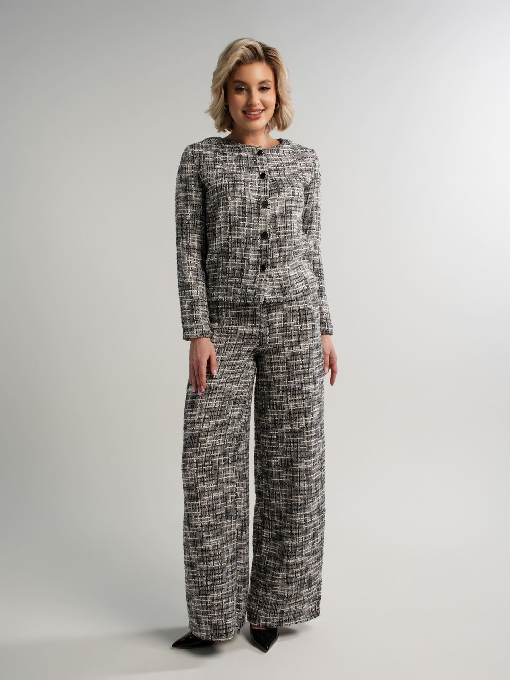 Костюм с брюками Марлин (серый) К15120-10М LT Collection