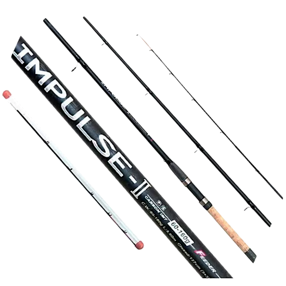 Фидер Kaida 636-300 Impulse-II Feeder 3.0м 60-160г (3+3) Вес 370г 3секц. Тр.длина 107см Колец 13шт