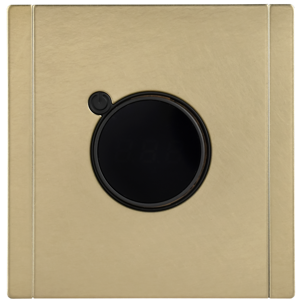 FORTE&PIANO Термостат электронный с индикацией FP652M металл шампань IEK