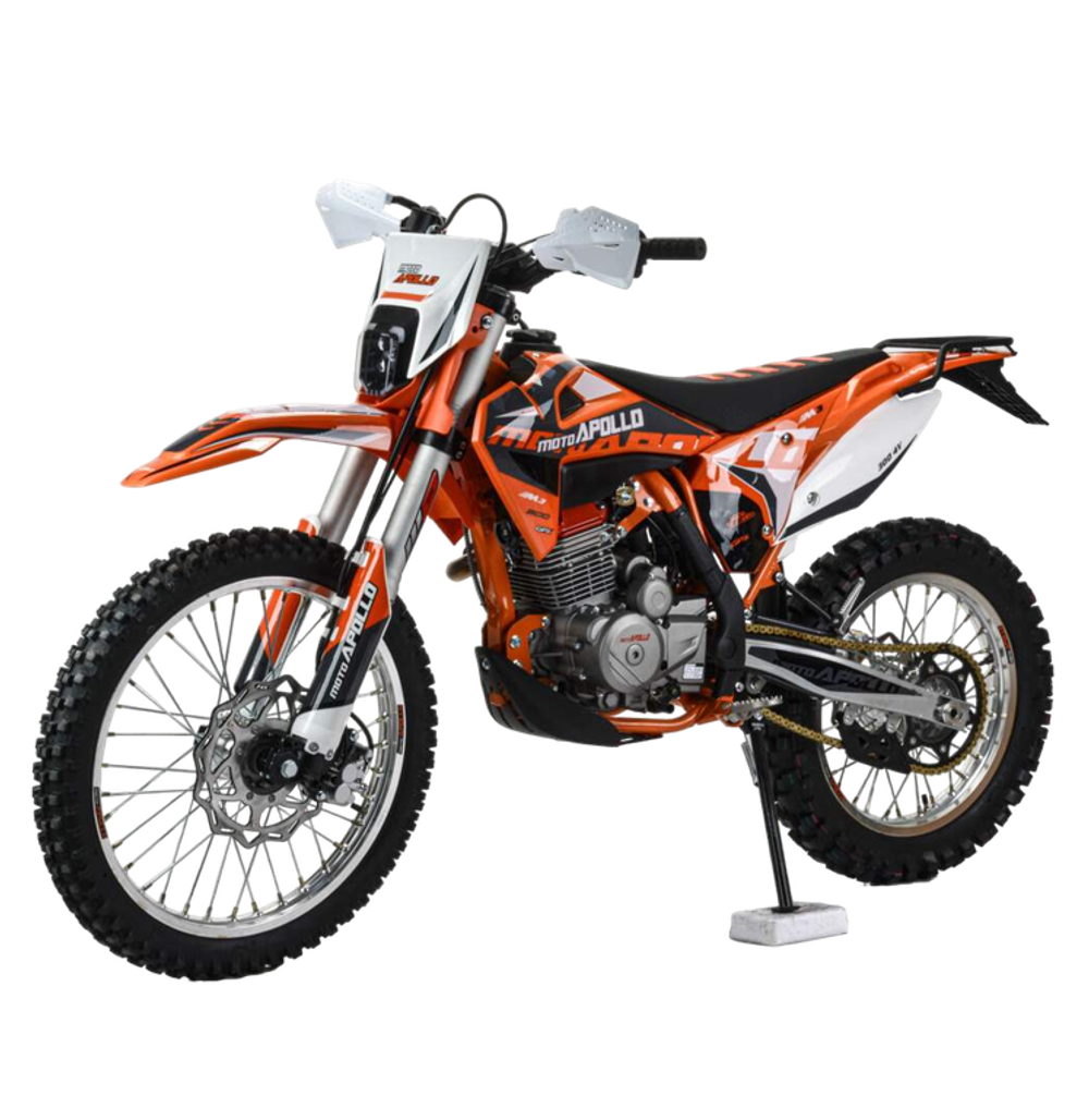 Мотоцикл Кросс MotoLand Moto Apollo M3 300 4V (175FMM PR5) оранжевый