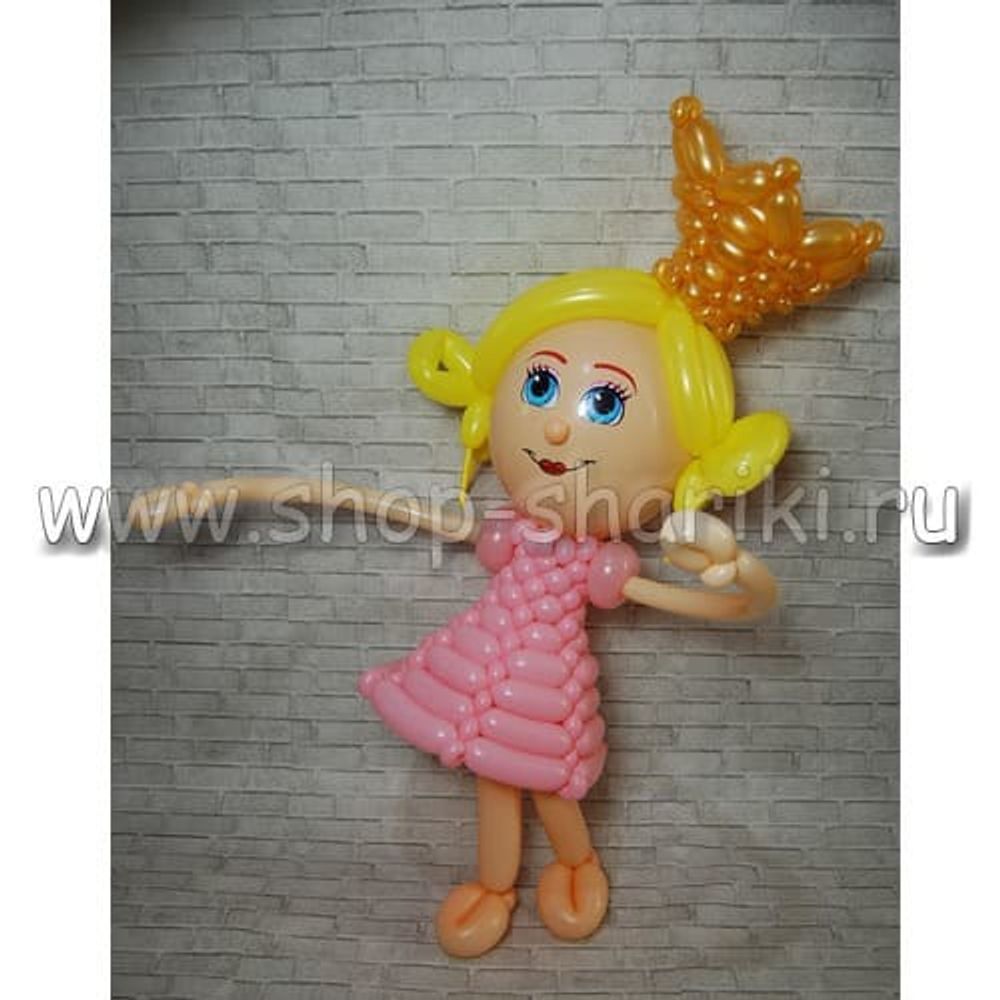 принцесса из шаров с короной shop-shariki.ru