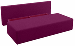 Диван-кровать еврокнижка Торнадо 3 (Ярко-фиолетовый)
