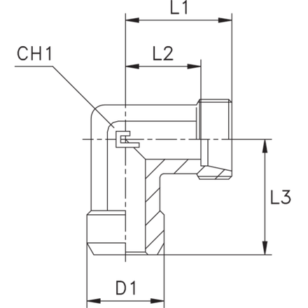 Соединение W90 DL06 (корпус) CAST