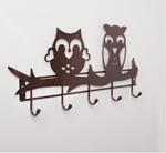 ВЕШАЛКА НАСТЕННАЯ СОВЫ 5КР МЕДНЫЙ АНТИК ВС51