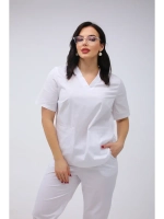 Медицинский костюм с брюками стрейч