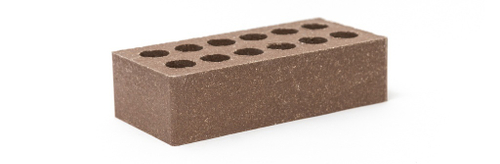 Кирпич гиперпрессованный одинарный шоколад