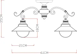 Потолочная люстра Arte Lamp