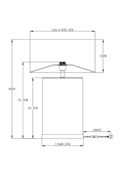 Настольная лампа Arte Lamp Zulu A5058LT-1PB