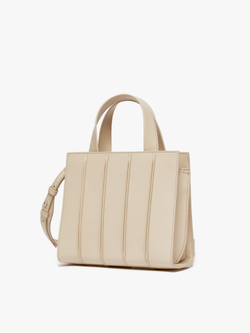 MaxMara Маленькая кожаная сумка Whitney, слоновая кость