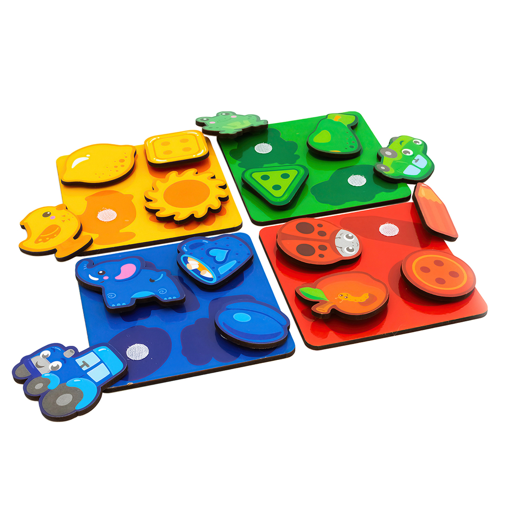 Учим цвета, деревянный сортер