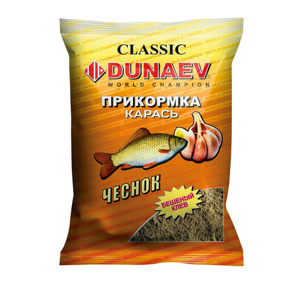 Прикормка "DUNAEV КЛАССИКА" 0.9кг Карась Чеснок