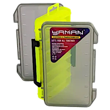 Коробка для воблеров двухсторонняя Yaman Y-BOX02 12мест 200х125х38мм -