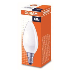 10 шт Лампа накаливания свеча Osram 60W E14 матовая CLASSIC B FR 4008321410719